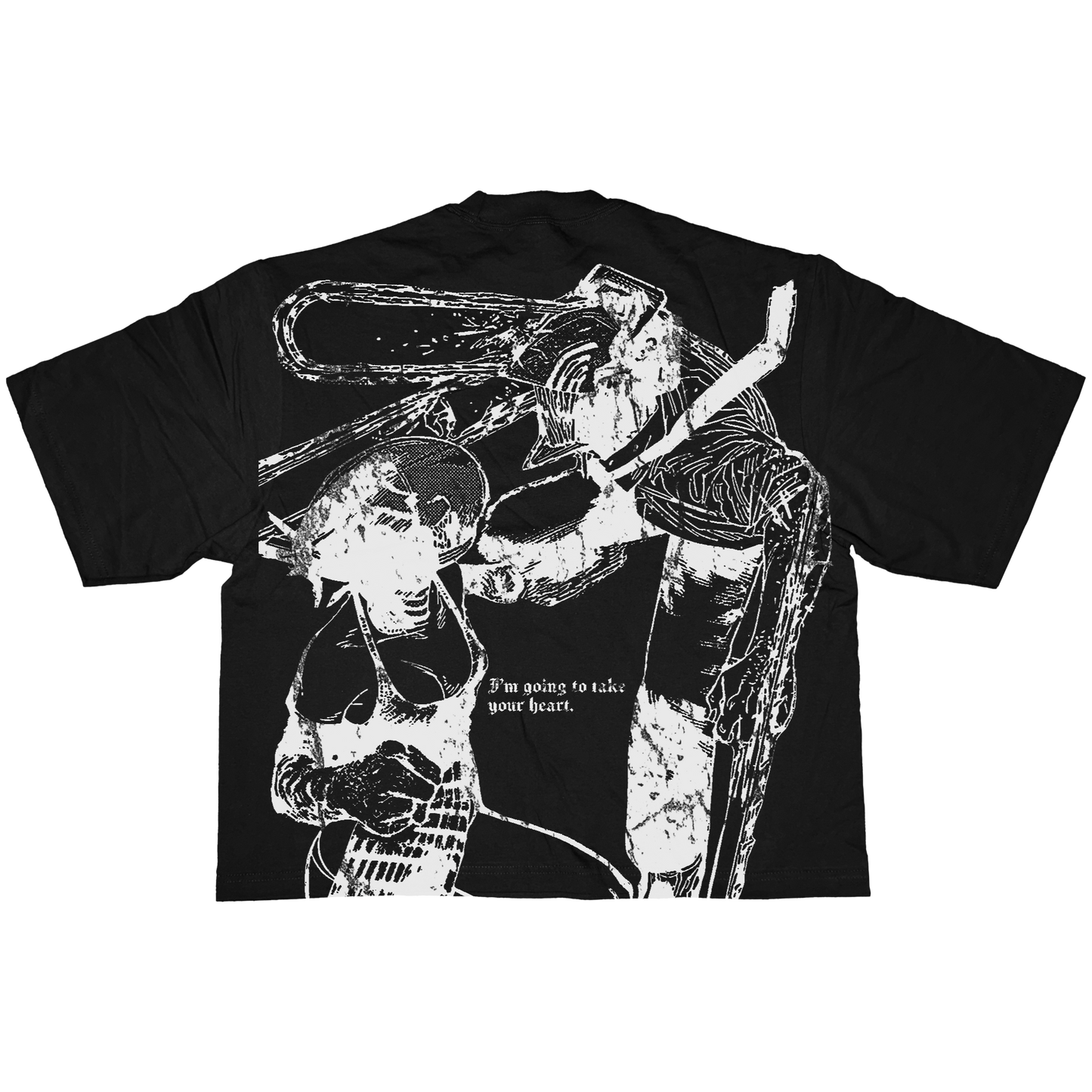 DENJI + REZE OVERSIZED HEAVYWEIGHT TEE