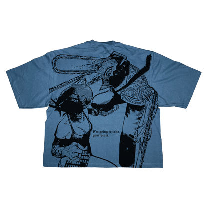 DENJI + REZE OVERSIZED HEAVYWEIGHT TEE