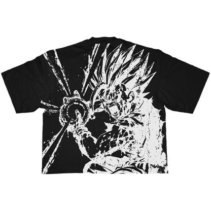GOHAN SUPER SAIYAN 2 OVERSIZED HEAVYWEIGHT TEE