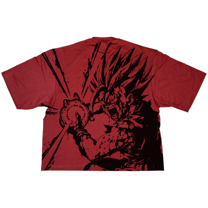 GOHAN SUPER SAIYAN 2 OVERSIZED HEAVYWEIGHT TEE