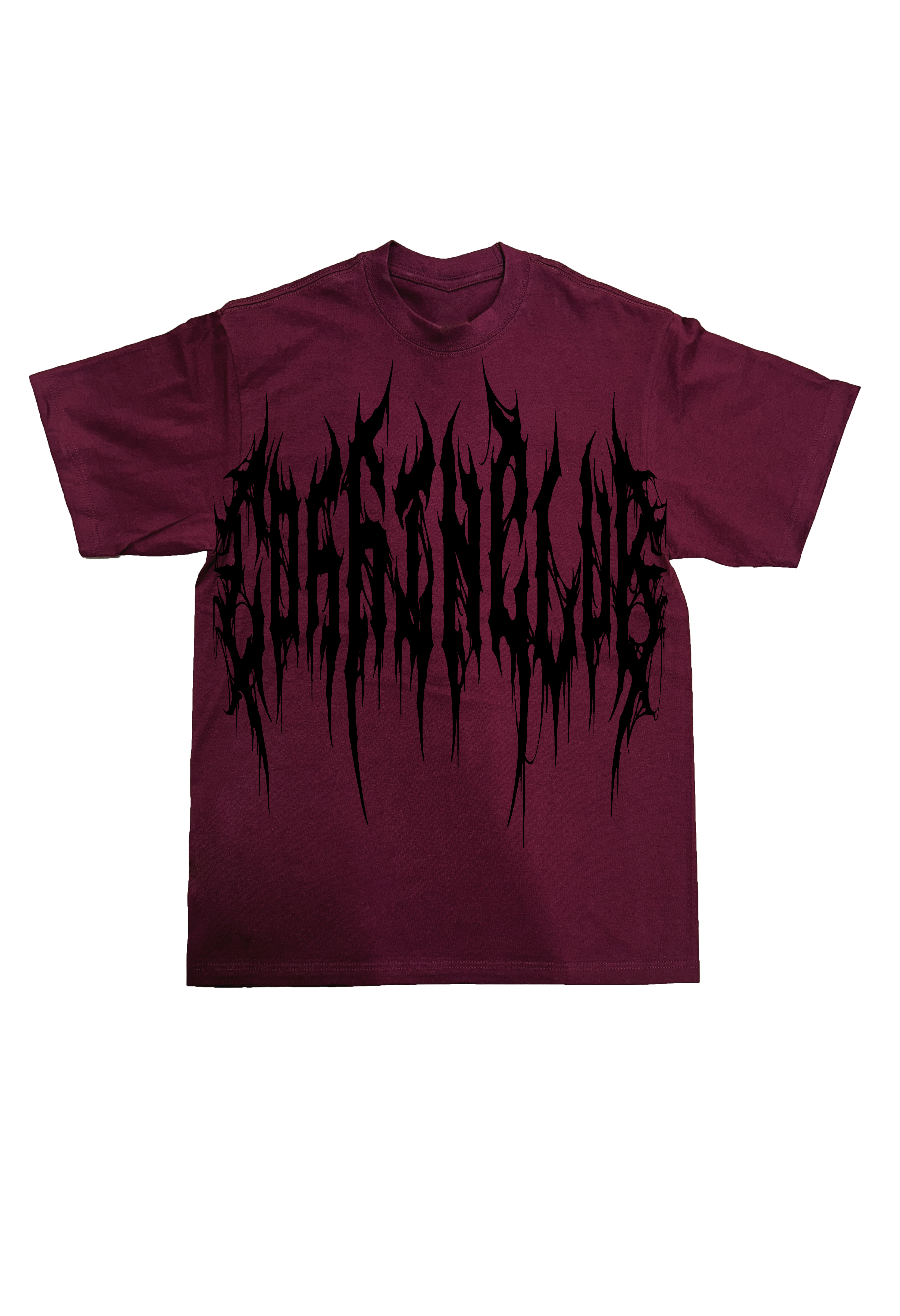 BASIC GOTHIC FONT "PREMIUM HEAVY WEIGHT OVERSIZED TEE"