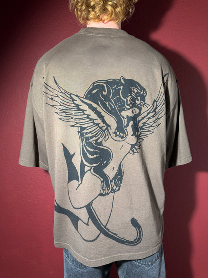 PANTHER LADY PREMIUM DROP SHOULDER TEE