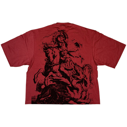 KNIGHT VS DRAGON OVERSIZED HEAVYWEIGHT TEE