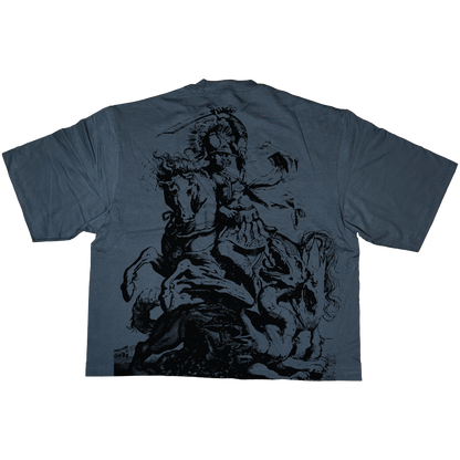 KNIGHT VS DRAGON OVERSIZED HEAVYWEIGHT TEE