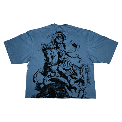 KNIGHT VS DRAGON OVERSIZED HEAVYWEIGHT TEE