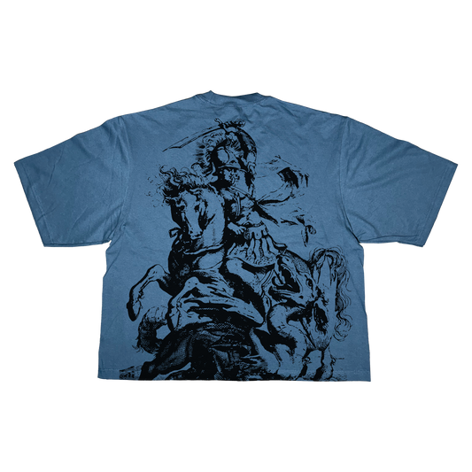 KNIGHT VS DRAGON OVERSIZED HEAVYWEIGHT TEE