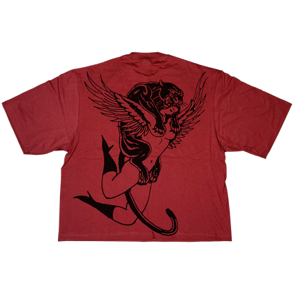 PANTHER LADY OVERSIZED HEAVYWEIGHT TEE