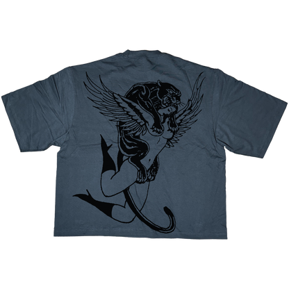 PANTHER LADY OVERSIZED HEAVYWEIGHT TEE