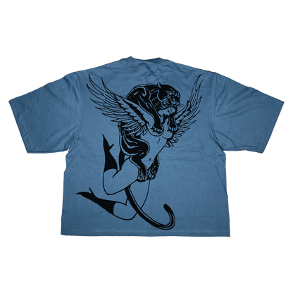 PANTHER LADY OVERSIZED HEAVYWEIGHT TEE
