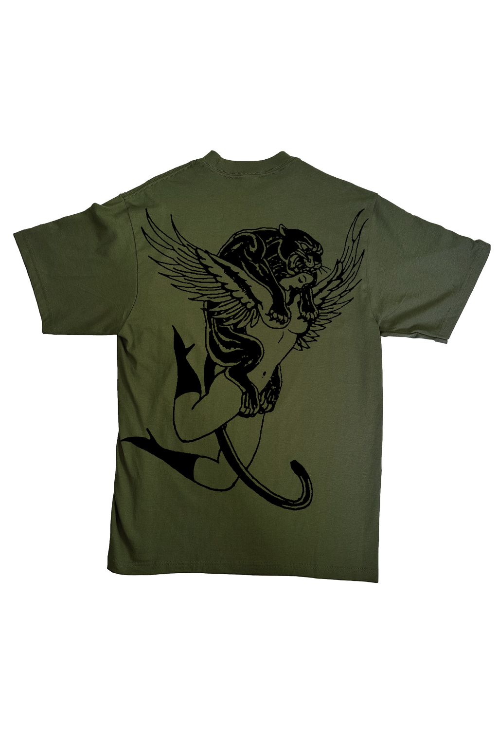 PANTHER LADY "PREMIUM HEAVY WEIGHT OVERSIZED TEE"