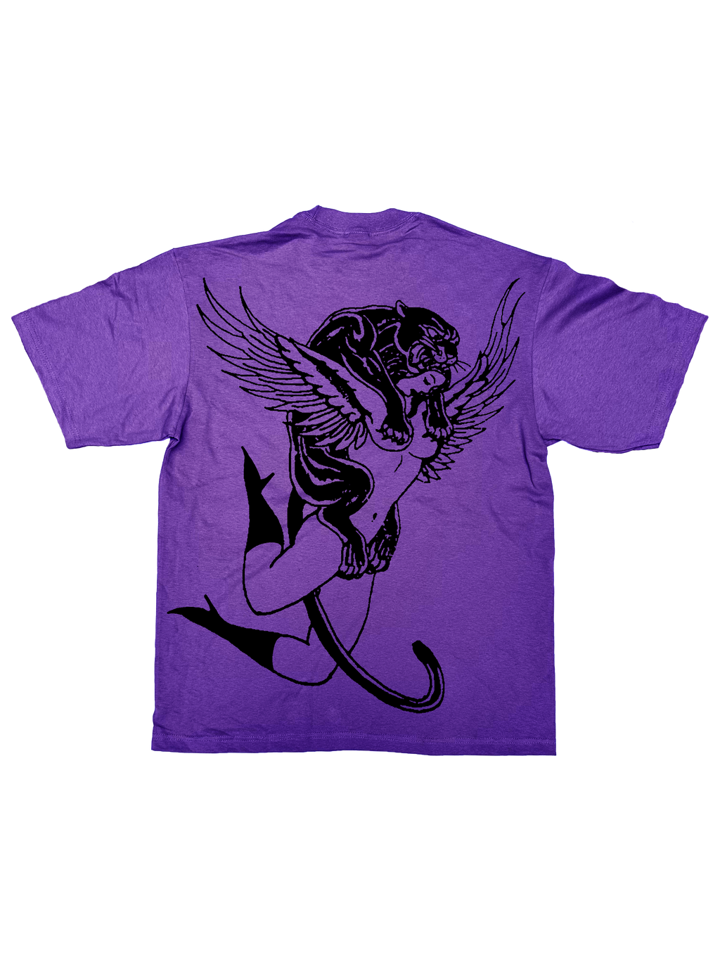 PANTHER LADY "PREMIUM HEAVY WEIGHT OVERSIZED TEE"