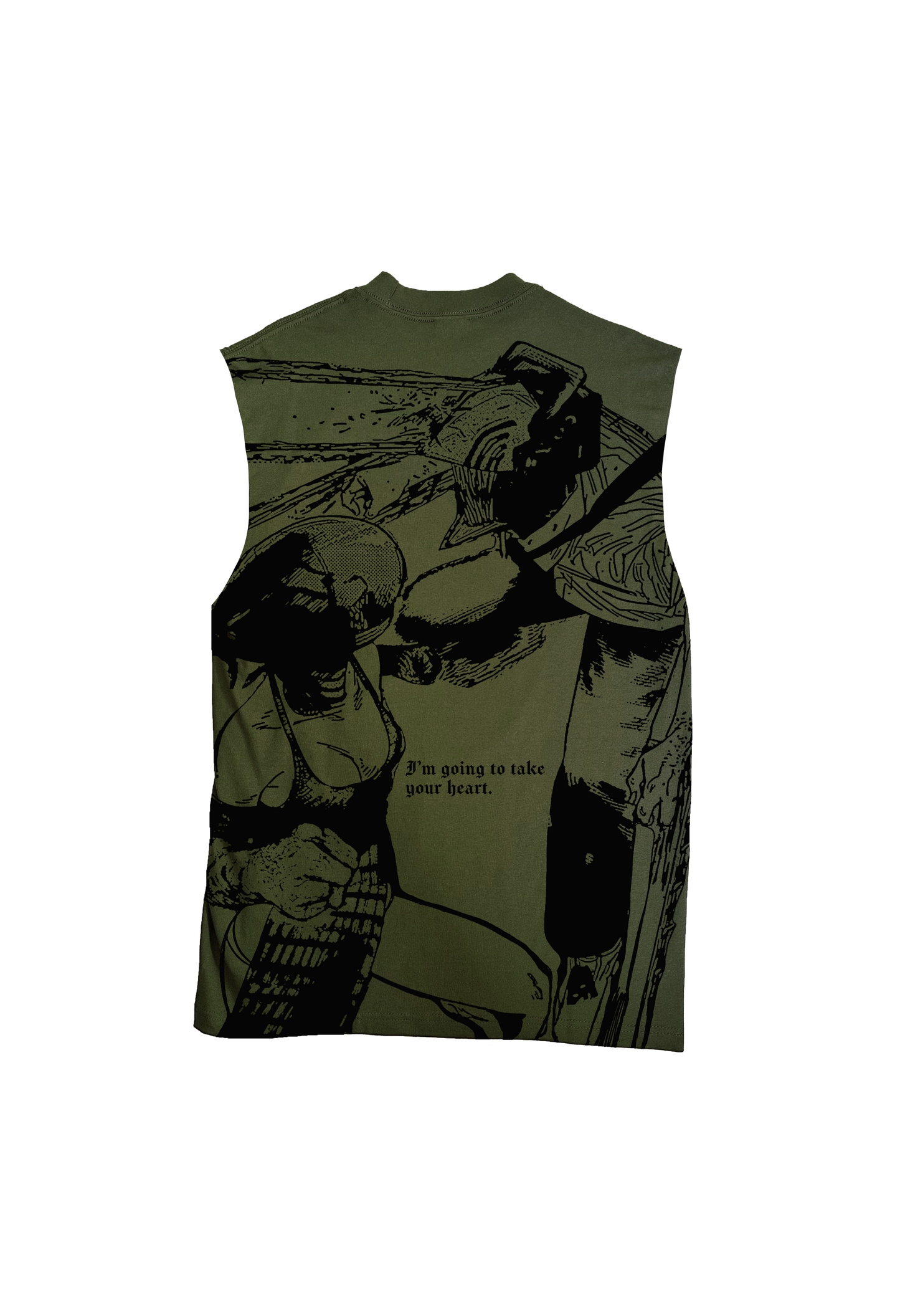 DENJI + REZE "PREMIUM HEAVYWEIGHT MUSCLE TEE"