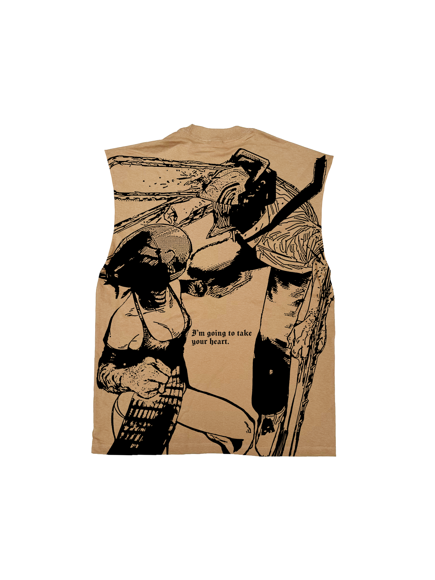 DENJI + REZE "PREMIUM HEAVYWEIGHT MUSCLE TEE"