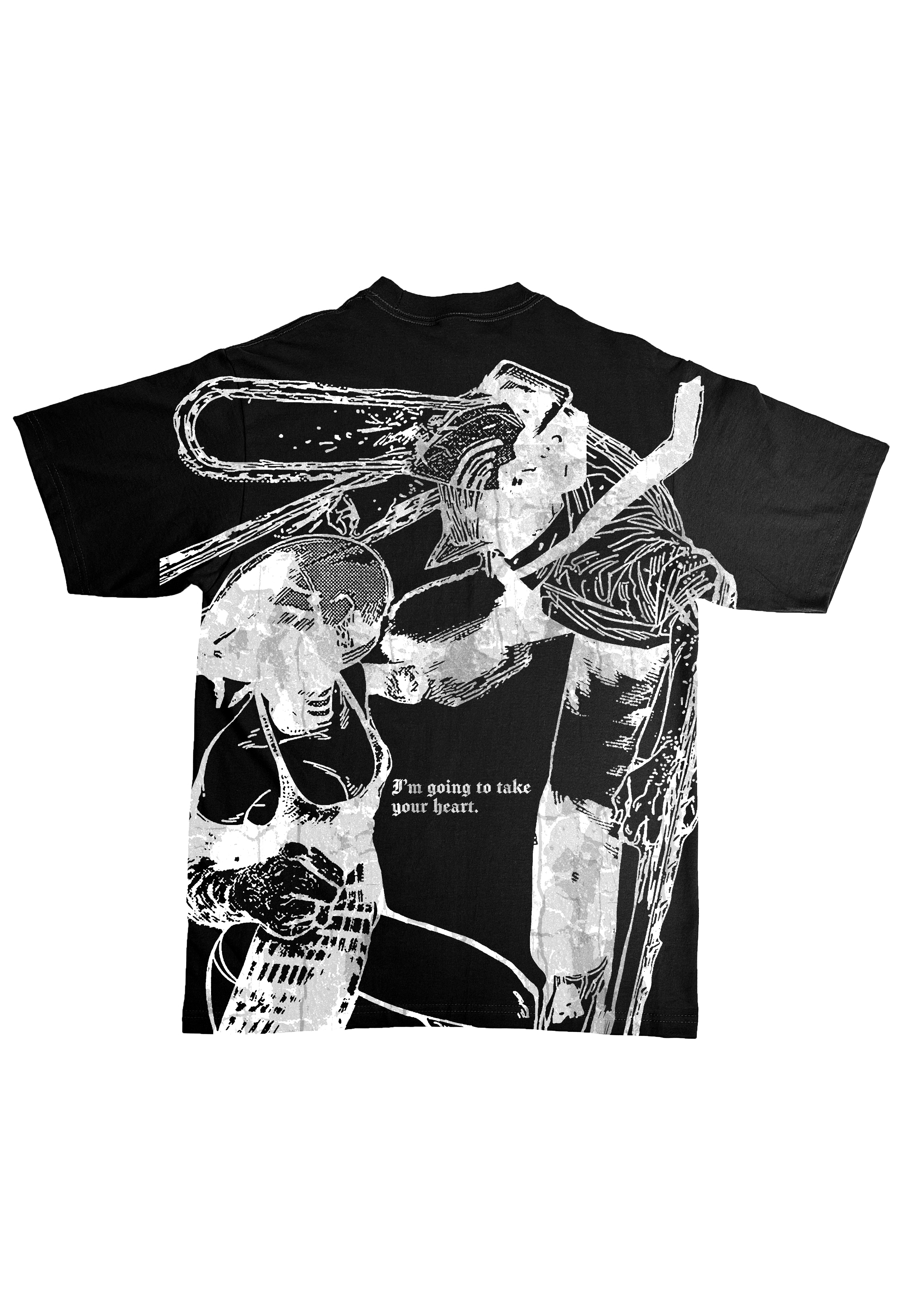REZE + DENJI "PREMIUM HEAVY WEIGHT OVERSIZED TEE"