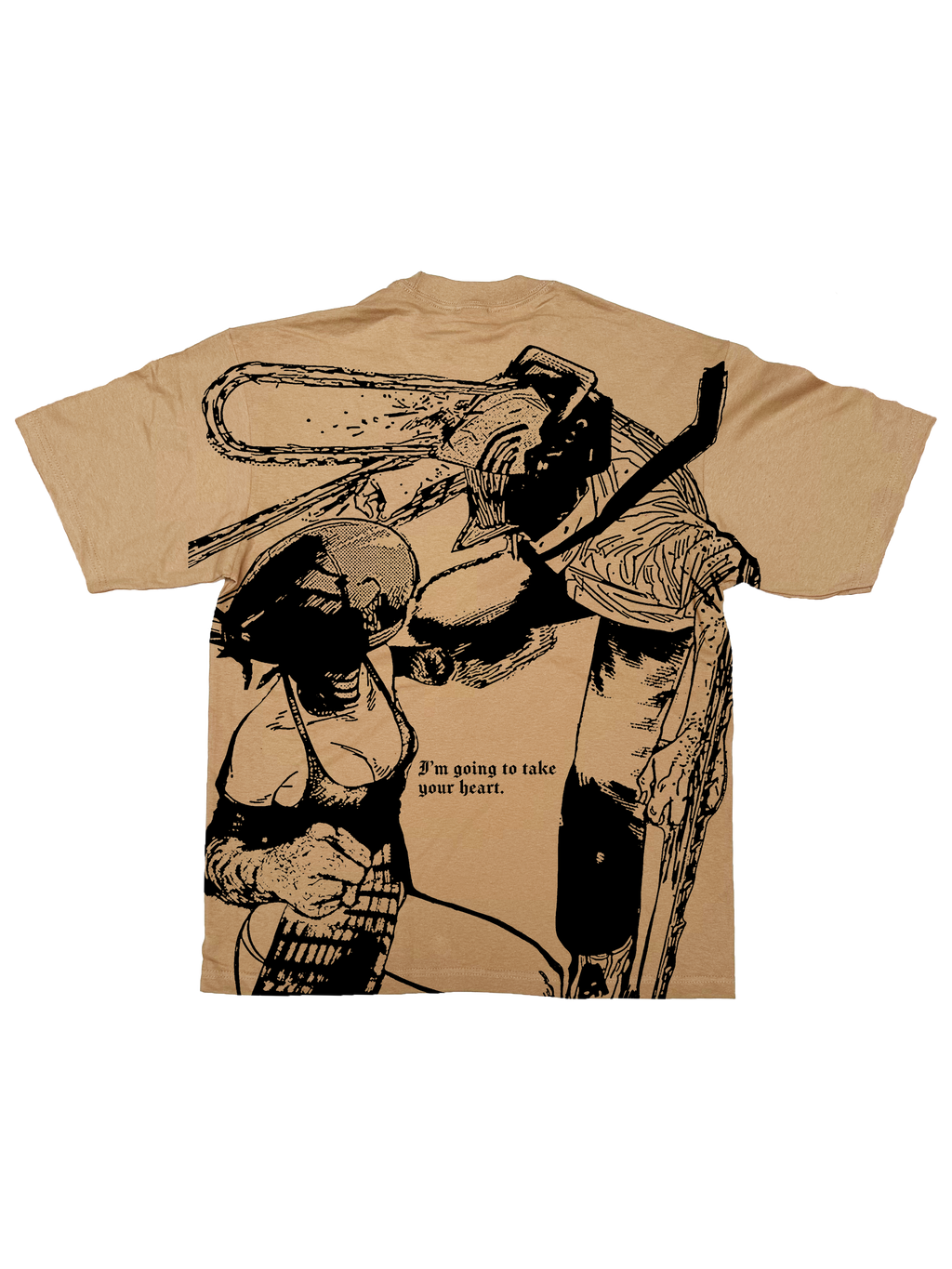 REZE + DENJI "PREMIUM HEAVY WEIGHT OVERSIZED TEE"