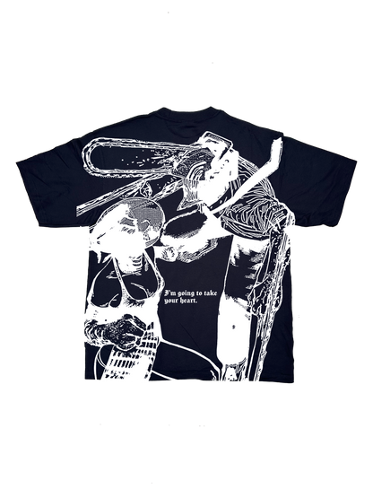 DENJI + REZE PREMIUM HEAVYWEIGHT TEE