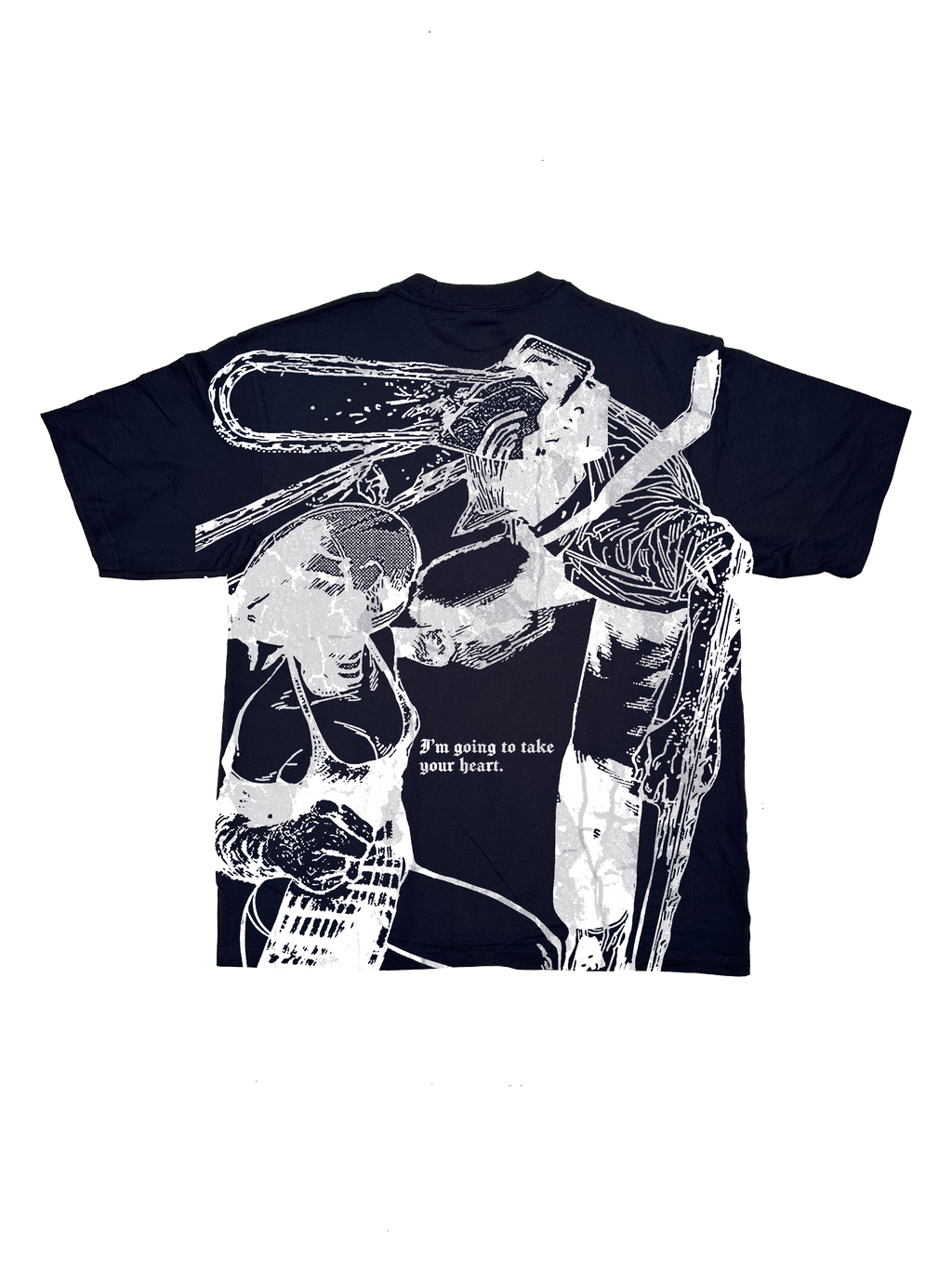 REZE + DENJI "PREMIUM HEAVY WEIGHT OVERSIZED TEE"