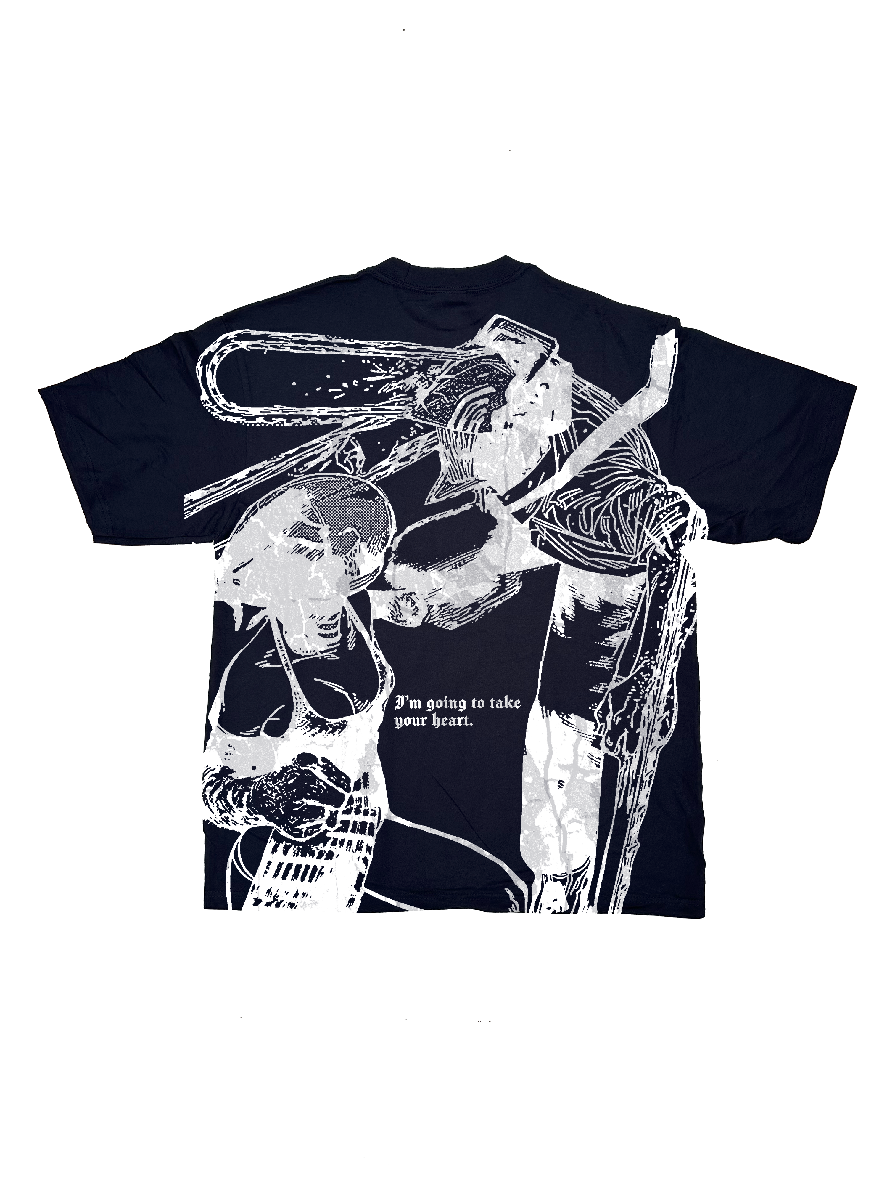 REZE + DENJI "PREMIUM HEAVY WEIGHT OVERSIZED TEE"